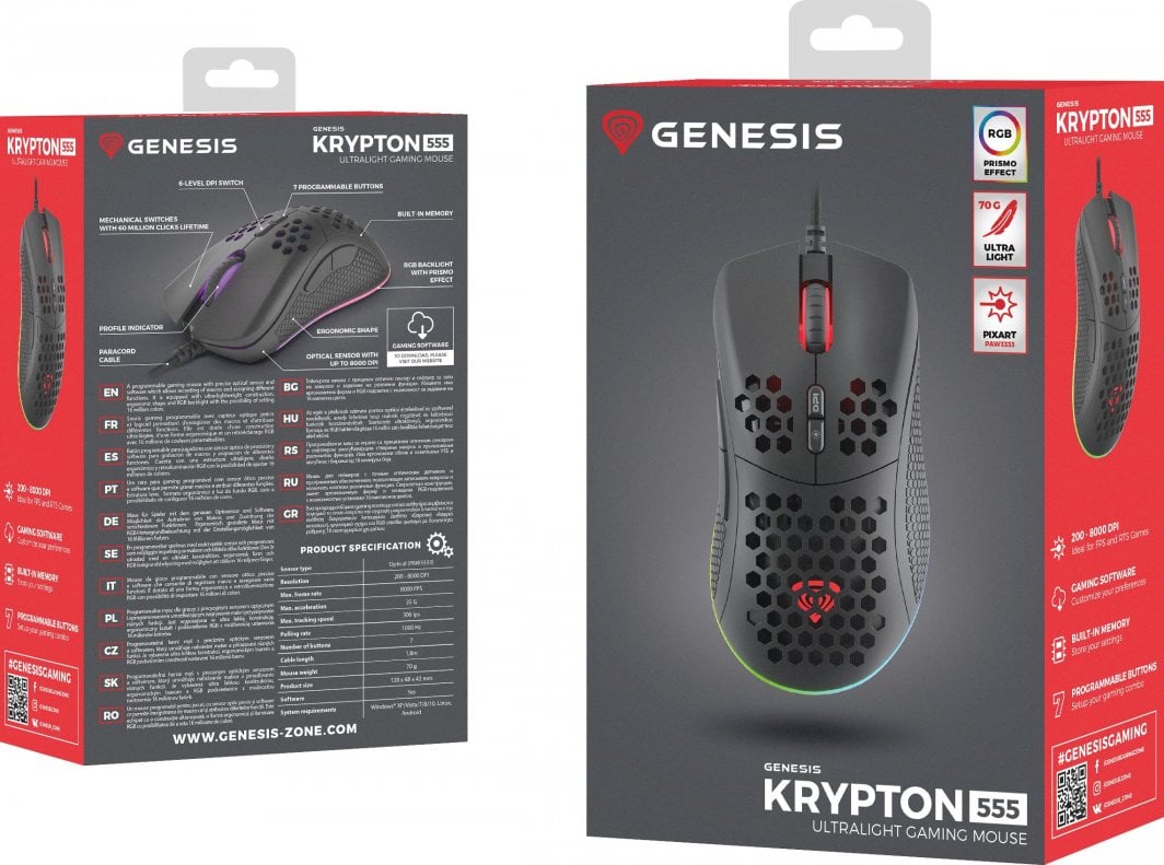 Maus Genesis Krypton 555 (NMG-1839), i zi 