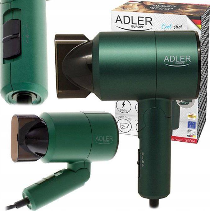 Tharëse flokësh Adler AD 2265, e gjelbër