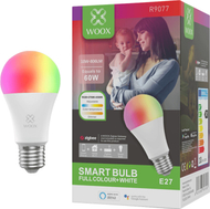 Poç elektrik WOOX Smart Zigbee E27 LED RGB+CCT R9077