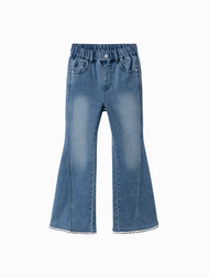 Pantallonat Flared Denim  Classic Blue