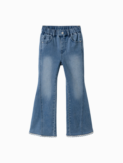 Pantallonat Flared Denim  Classic Blue