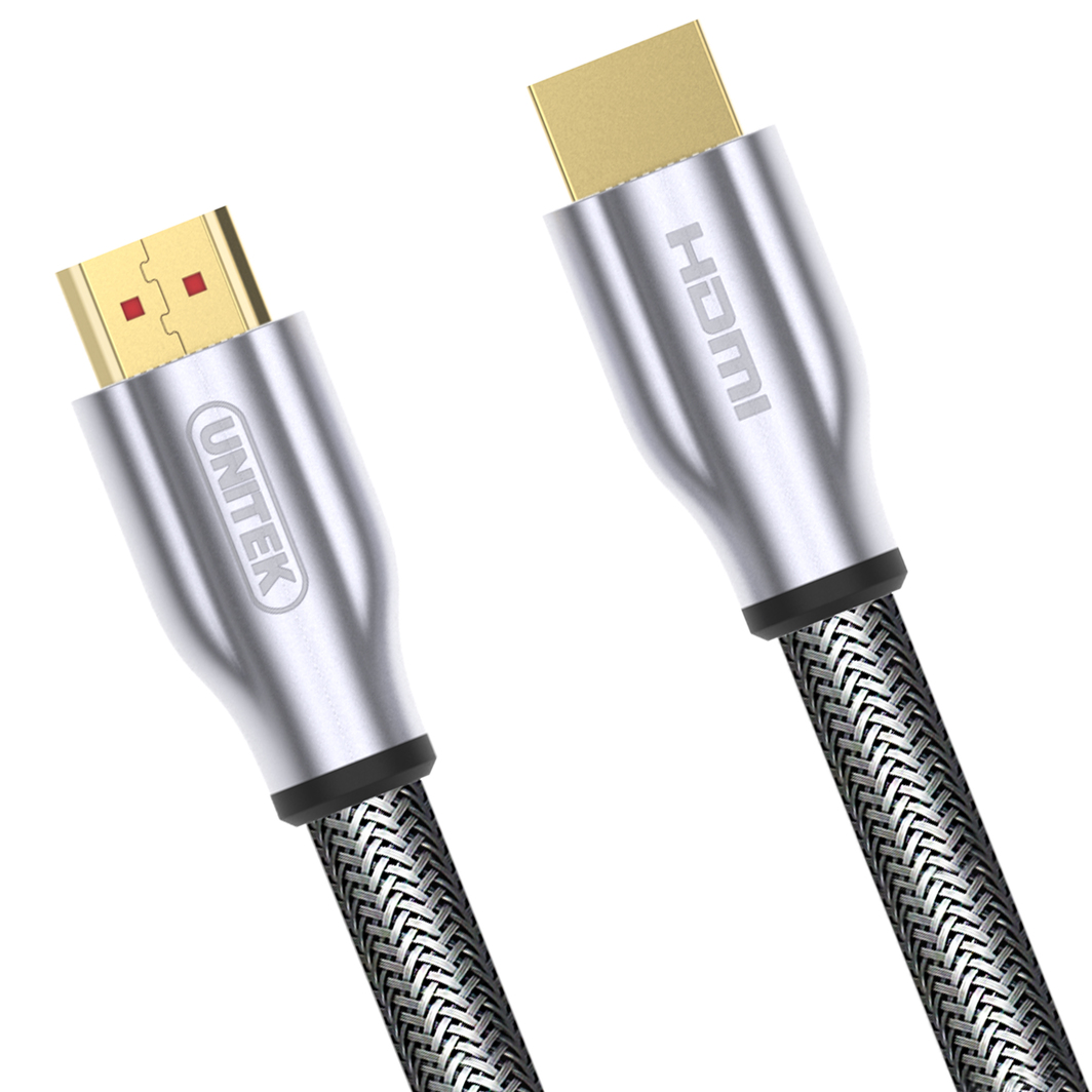 Kabllo Unitek HDMI - HDMI 1m ngjyrë aregjendi (Y-C136RGY)
