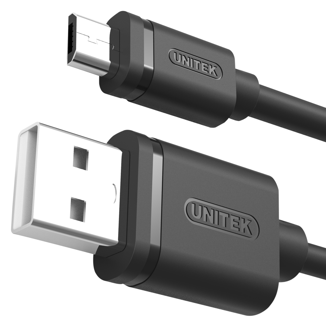Kabllo për telefon Unitek microUSB USB 2.0, 2m (Y-C455GBK)