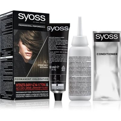 Ngjyrë për flokë Syoss, 4-1 Medium Brown, 50 ml