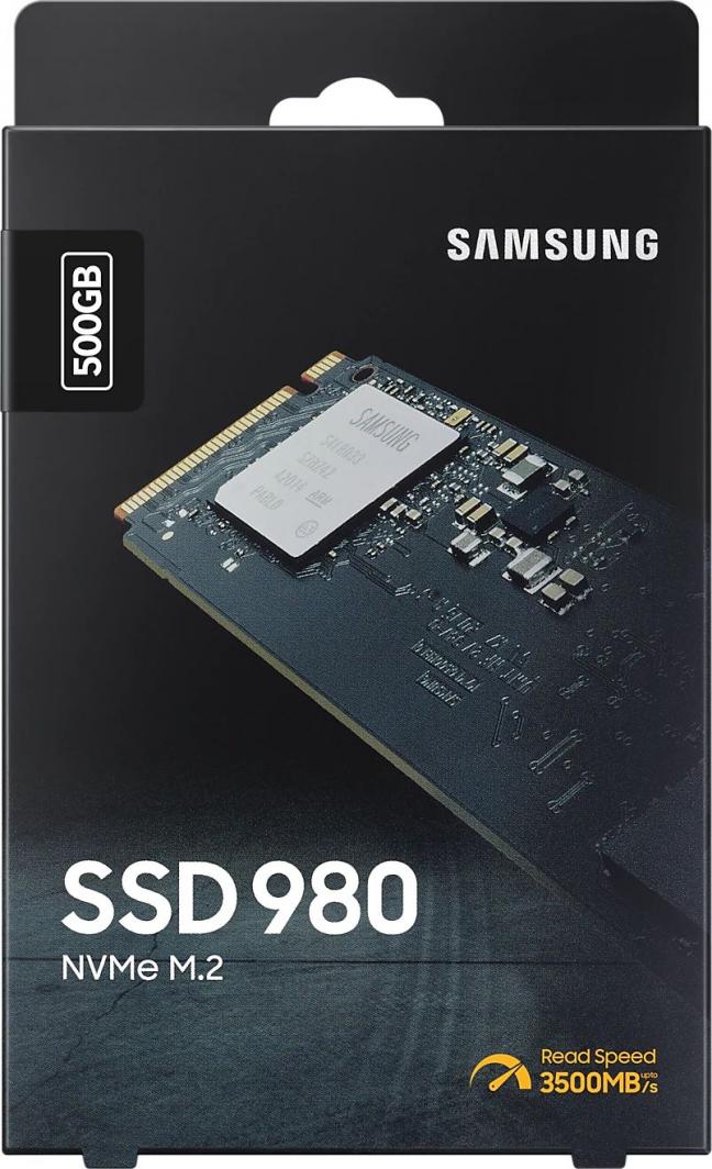 SSD диск Samsung 980, 500GB, M.2 2280 PCI-E x4 Gen3 NVMe