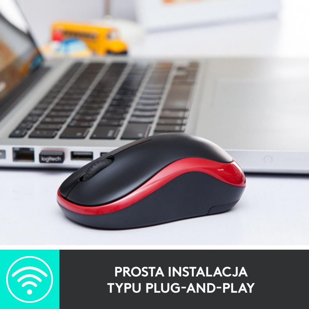 Maus Logitech M185 (910-002238), i hirtë