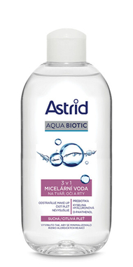 Ujë micellar për fytyrë të thatë dhe të ndjeshme Astrid 200 ml Ujë micellar për fytyrë të thatë dhe të ndjeshme Astrid 200 ml