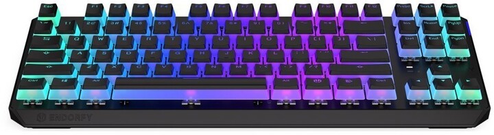 Tastierë Endorfy Thock Wireless Pudding, Kailh Red, e zezë, US