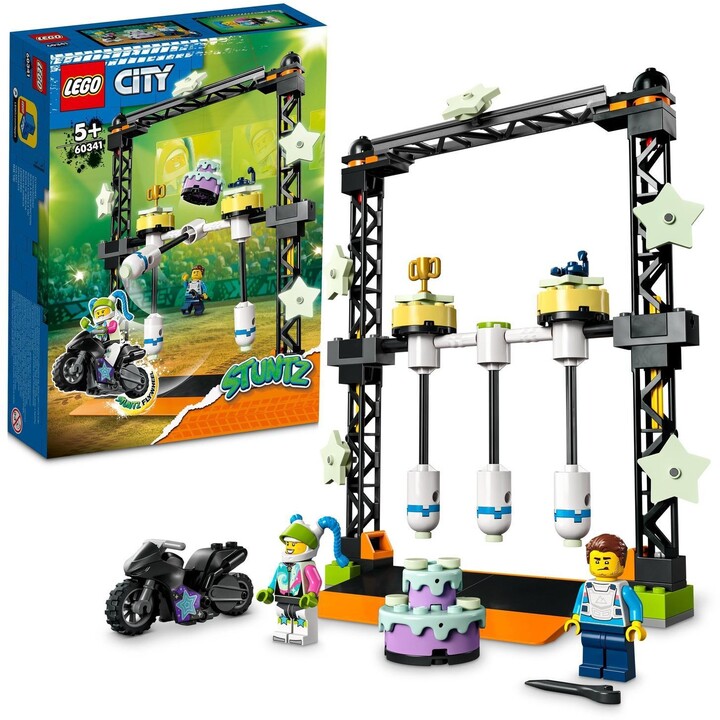 Set lodër LEGO® City 60341 Hammer Stunt Challenge, 117 pjesë