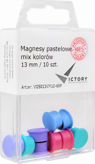 Magnetë Victory për borde Victory 13 MM me ngjyra të përziera (10) Magnetë Victory për borde Victory 13 MM me ngjyra të përziera (10)