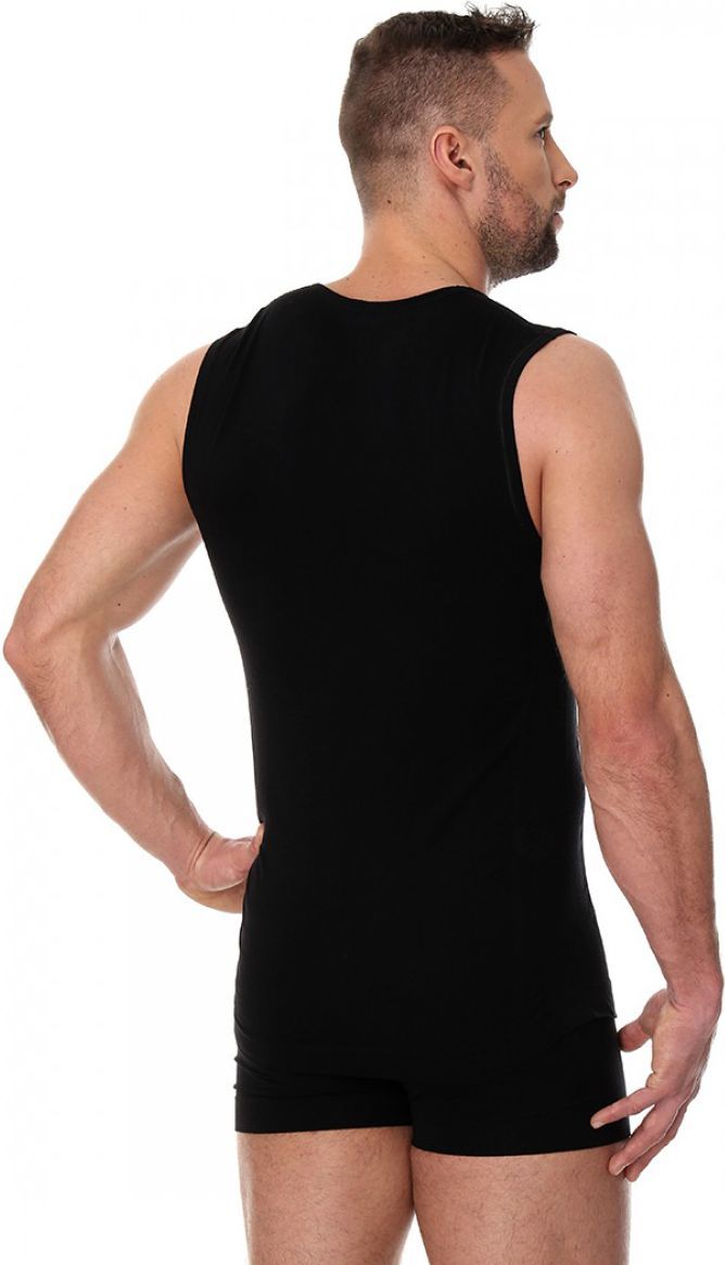 Maicë e brendshme për meshkuj Brubeck Comfort Cotton, M, e zezë