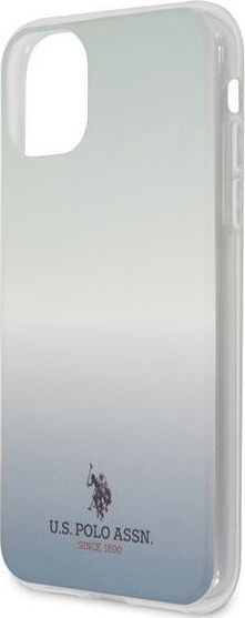 Mbrojtëse U.S. Polo ASSN Gradient Pattern Collection për iPhone 11 Pro Max, e kaltër