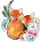 Kartolinë Clear Creation Swarovski Foxes