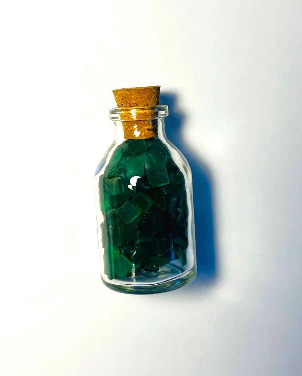 Gurë natyral Dar Aventurine Kub, 6 cm, gjelbër