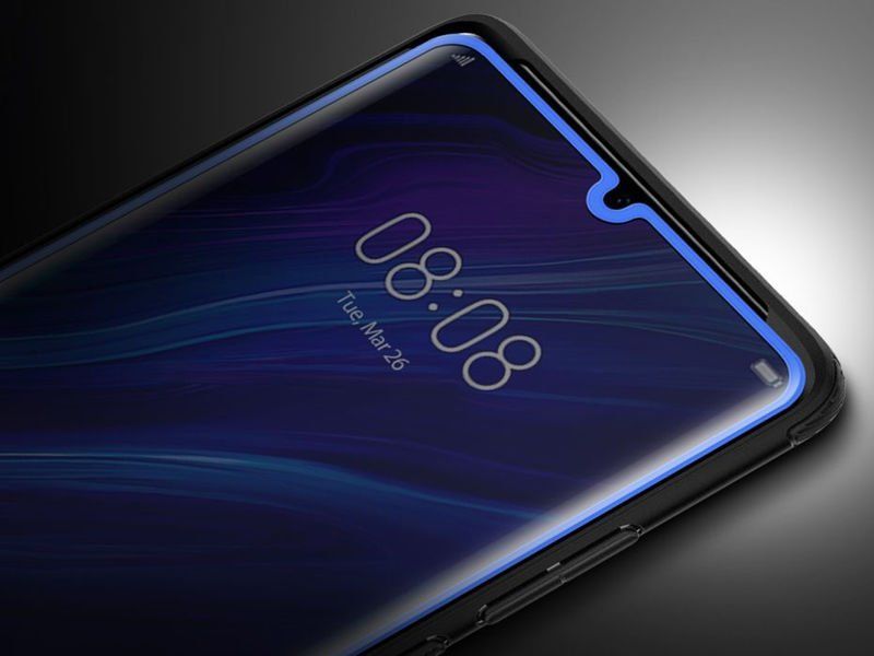Xham mbrojtës Spigen Glas.tR për Huawei P30 Pro, i zi 