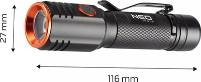 Elektrik dore i rikarikueshëm Neo Latarka (USB C, 2000 lm, CHN LED)