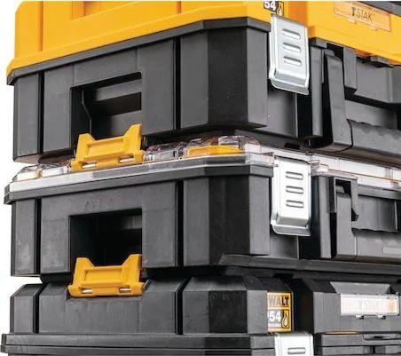 Kuti e veglave Dewalt TSTAK VI 2.0, e zezë