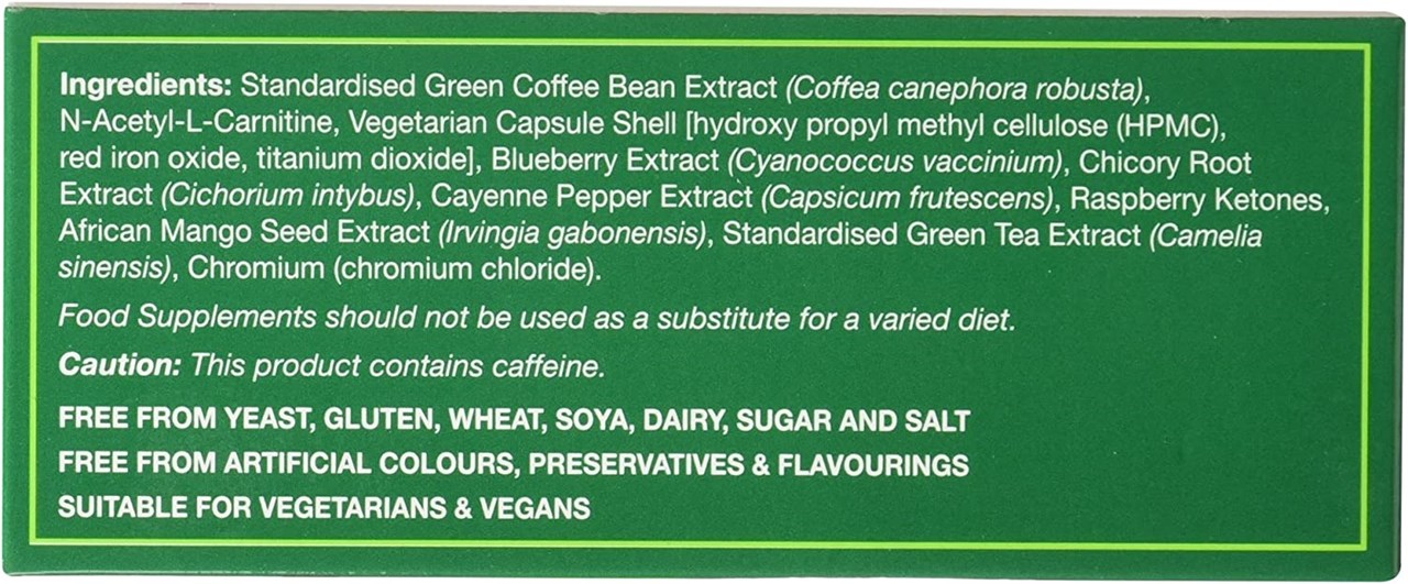 Kapsula CoffeeSlim (për menaxhimin e peshës trupore) nga HealthAid, 60 copë