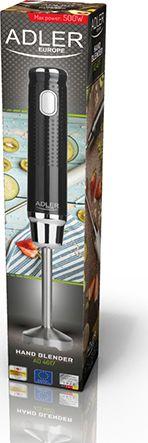 Blender dore Adler, 350 W, i zi / i argjendtë