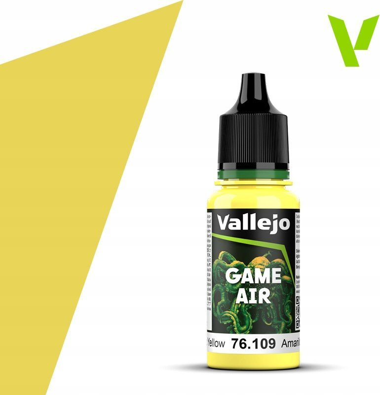 Ngjyrë akrilike Vallejo Game Air VJP76109, 18 ml, Toxic Yellow