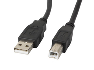 Kabllo Lanberg, USB A / USB B, 1.8 m, e zezë