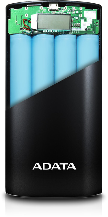 PowerBank ADATA P20000D, 20000mAh, i zi