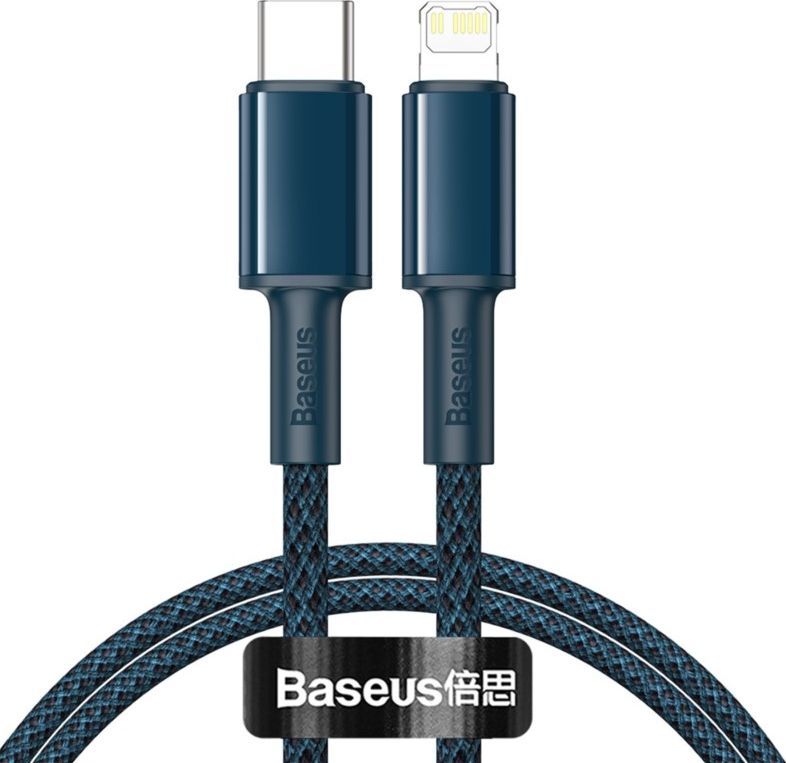 Kabllo Baseus USB-C Lightning PD, 2m, e kaltër