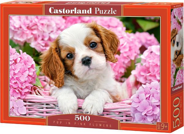 Puzzle Castorland Pup in Pink, 500 elemente