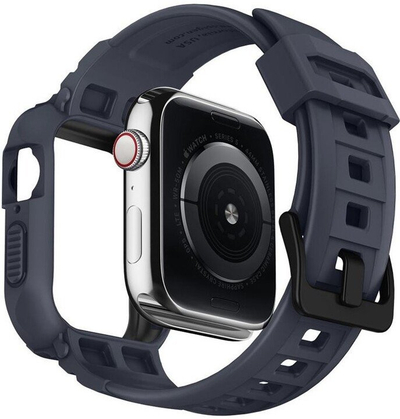 Mbrojtëse Spigen Rugged Armor Pro për Apple Watch 7/6/SE/5/4 45/44, e hirtë
