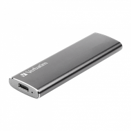 Disk i jashtëm Verbatim SSD, 1TB, USB 3.2 Gen 2, i hirtë