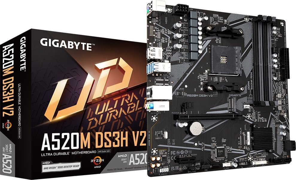 Pllakë amë Gigabyte A520M DS3H V2