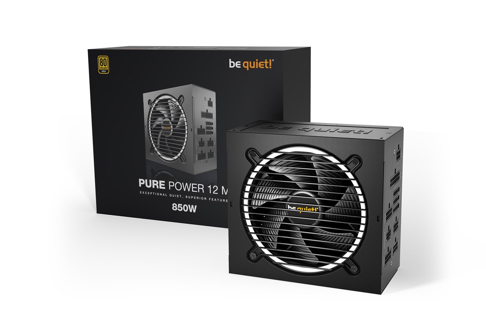 Burim energjie be quiet! Pure Power 12 M, 850 W 20+4 pin ATX ATX Black