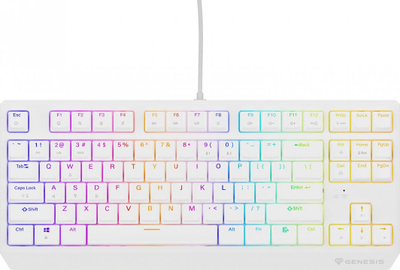 Tastierë Genesis Thor 230 TKL Outemu Brown, e bardhë