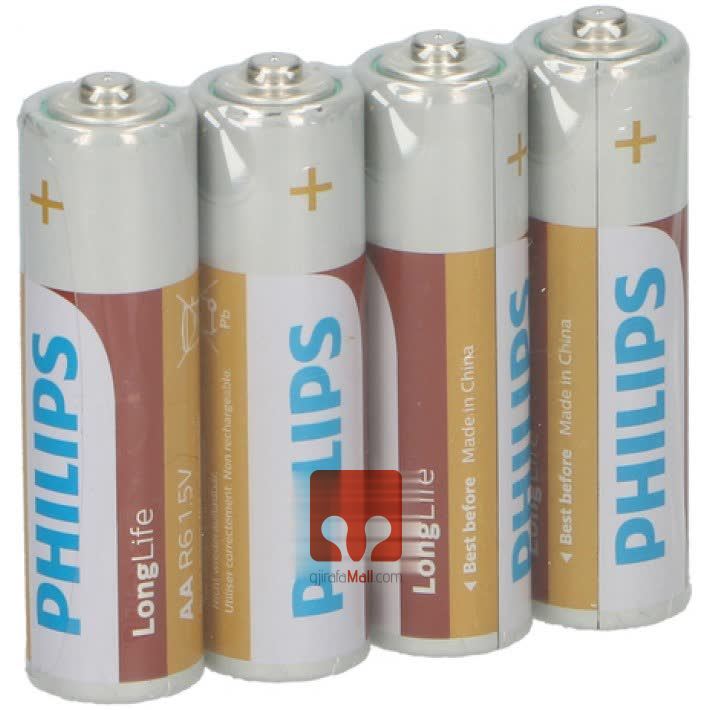 Bateri Philips LongLife AA, 4 copë