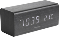 Orë me alarm Karlsson LED KA5652BK Orë me alarm Karlsson LED KA5652BK