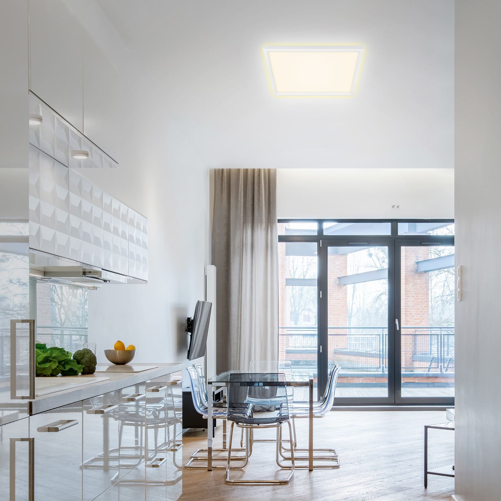 Ndriçues Briloner Led Panel 42,2 cm, 22W, 3000lm, i bardhë