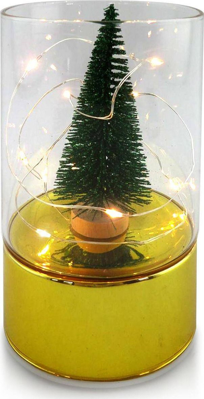 Pemë dekorative Krishtlindjesh Affek Design Santa Lila, LED