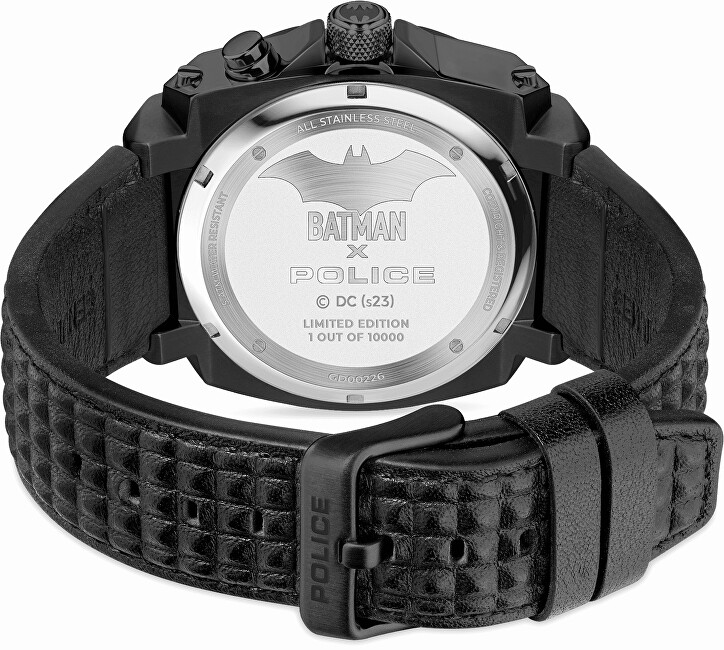 Orë dore për meshkuj Police Forever Batman Limited Edition, e zezë