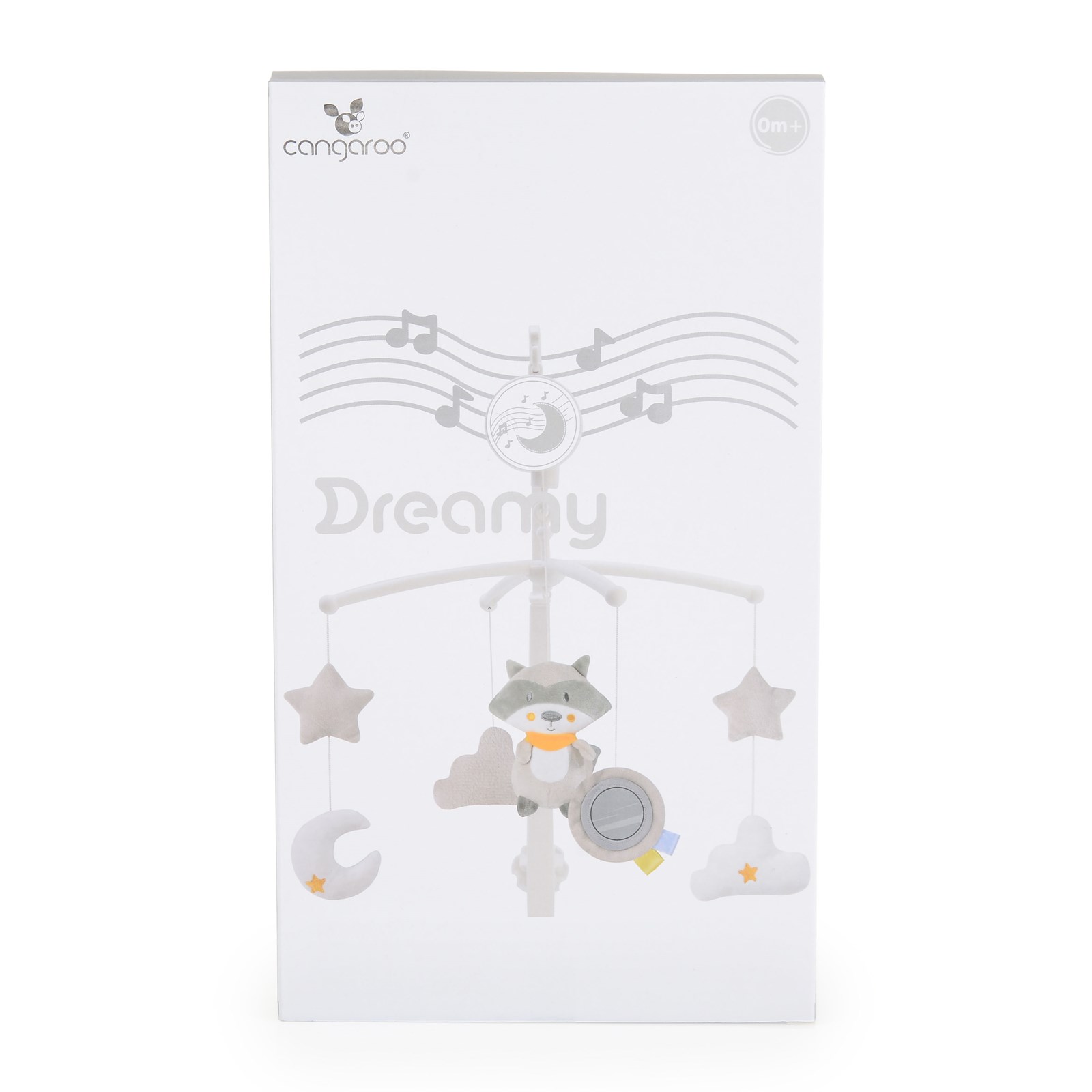Lodër shtrati për bebe Cangaroo Dreamy, portokalltë