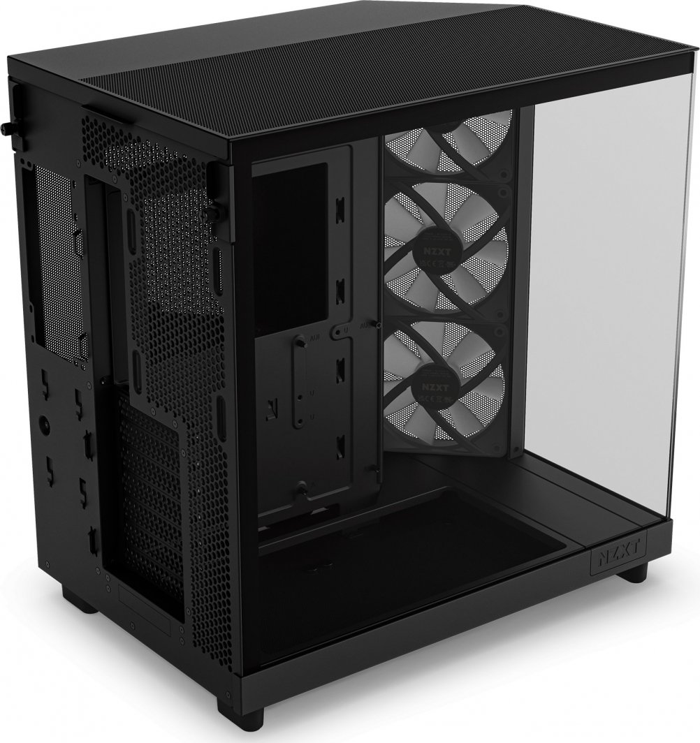 Kasë Nzxt H6 Flow, e zezë