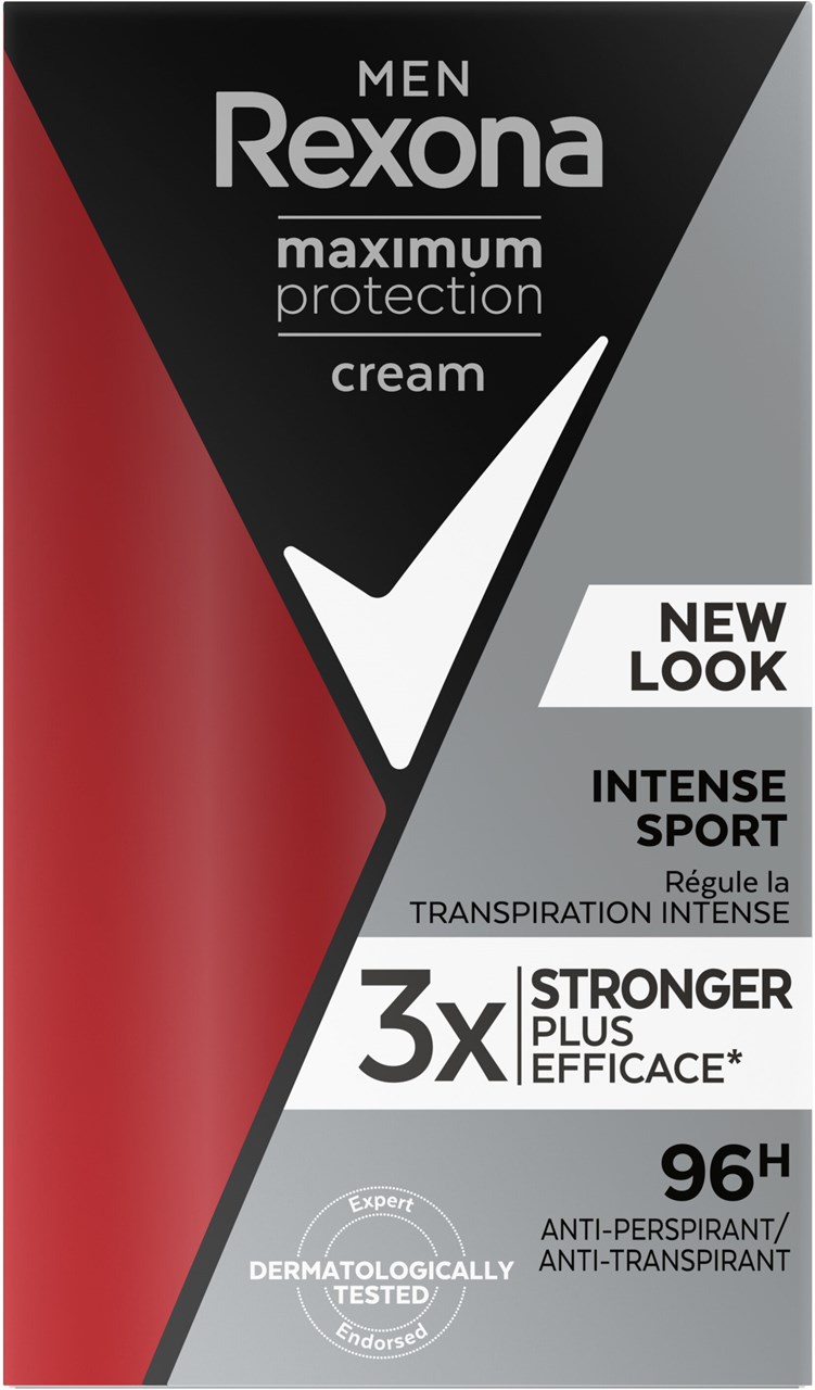 Deodorant Rexona Man Cream Maximum Protection Intense Sport, 45ml