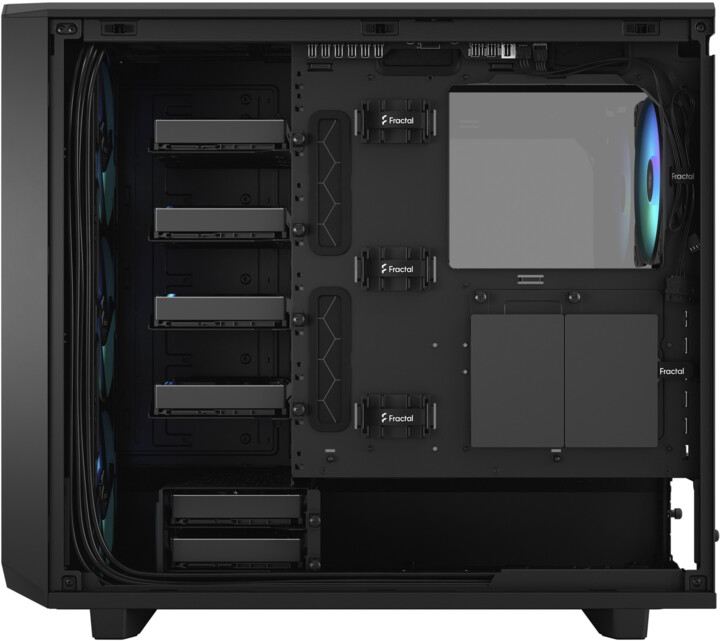 Kasë kompjuteri Fractal Design Meshify 2 RGB Black TG Light Tint