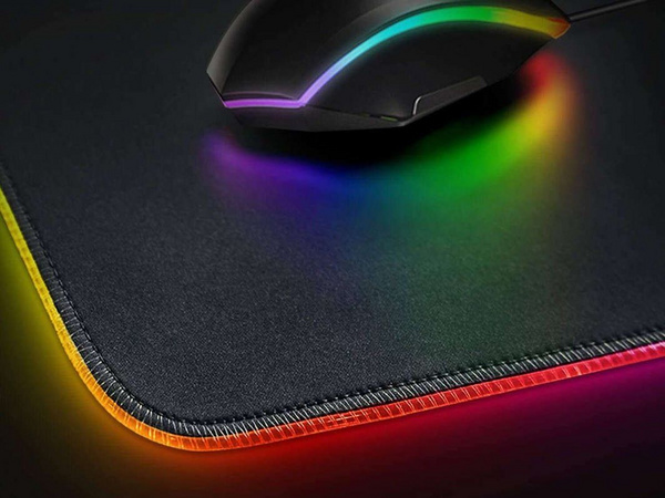Mauspad Alogy RGB, XL, i zi
