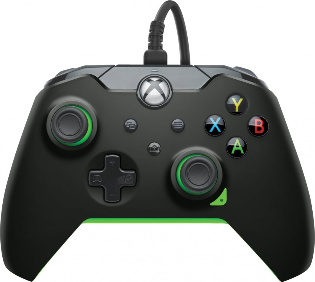 Kontroller PDP Xbox Series, me kabllo, i zi / i gjelbër
