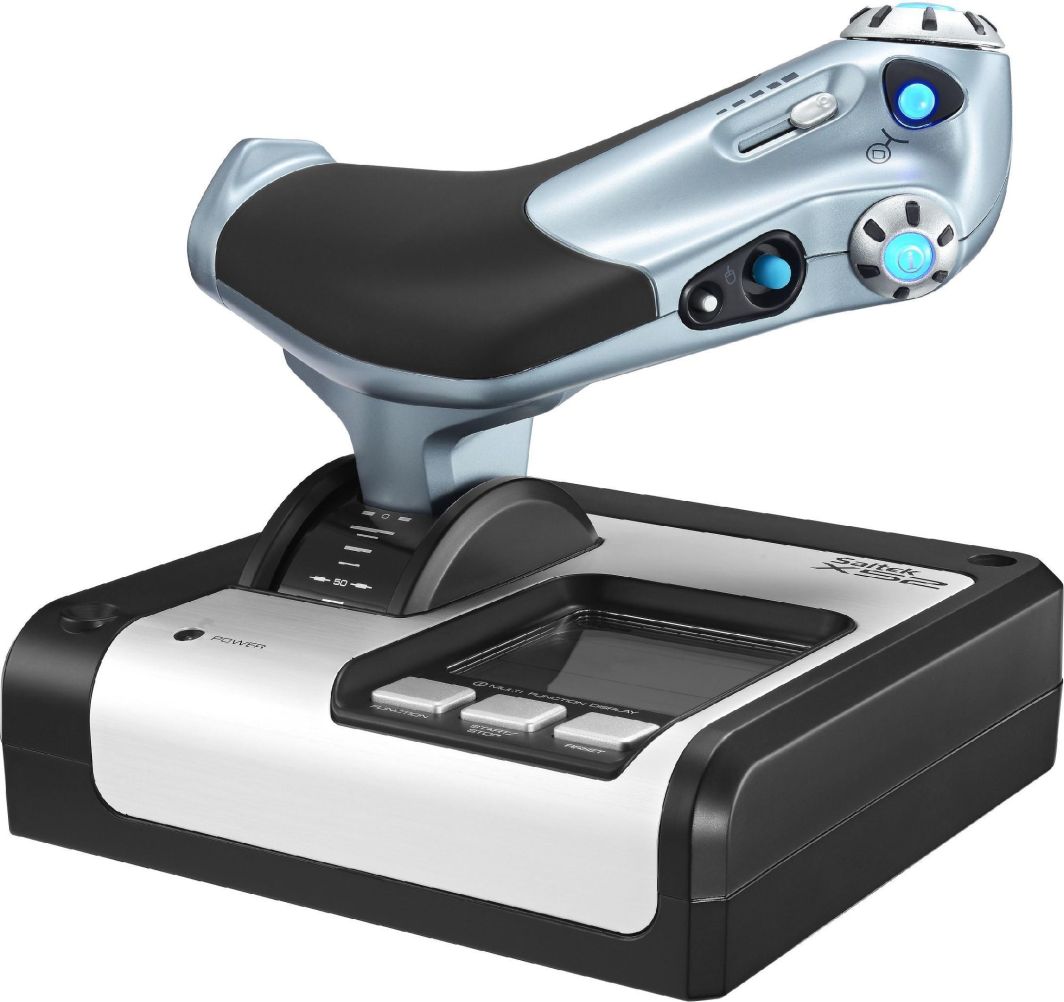 Levë Logitech G Saitek X52, për sistem të kontrollit të fluturimit USB (945-000006)