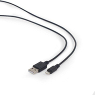 Kabllo Gembird USB-A në Lightning, 2m, e zezë
