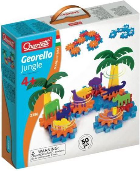 Quercetti Georello Jungle Gear Set, 50 Парчиња