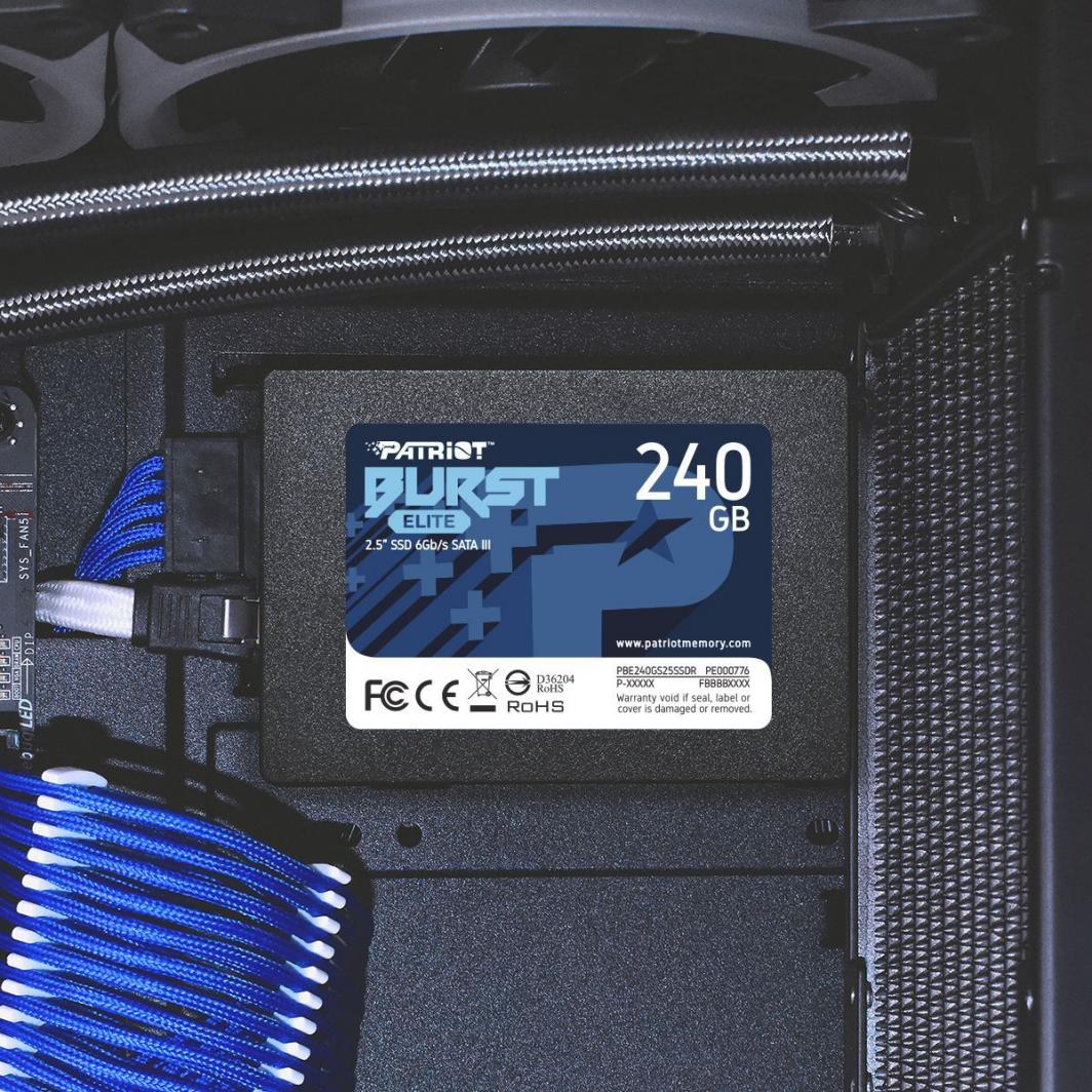 Disk SSD Patriot Burst Elite, 240GB, 2.5" SATA III