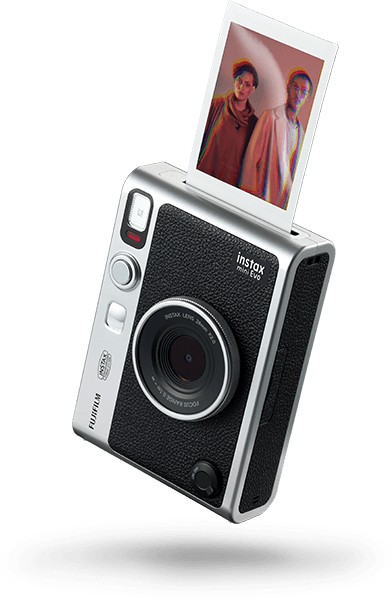 Fujifilm Instax Mini Evo Hybrid Instant Camera (Black, USB‑C Type‑C)