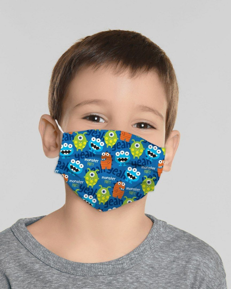 Maskë mbrojtëse për fëmijë Omega, e kaltër